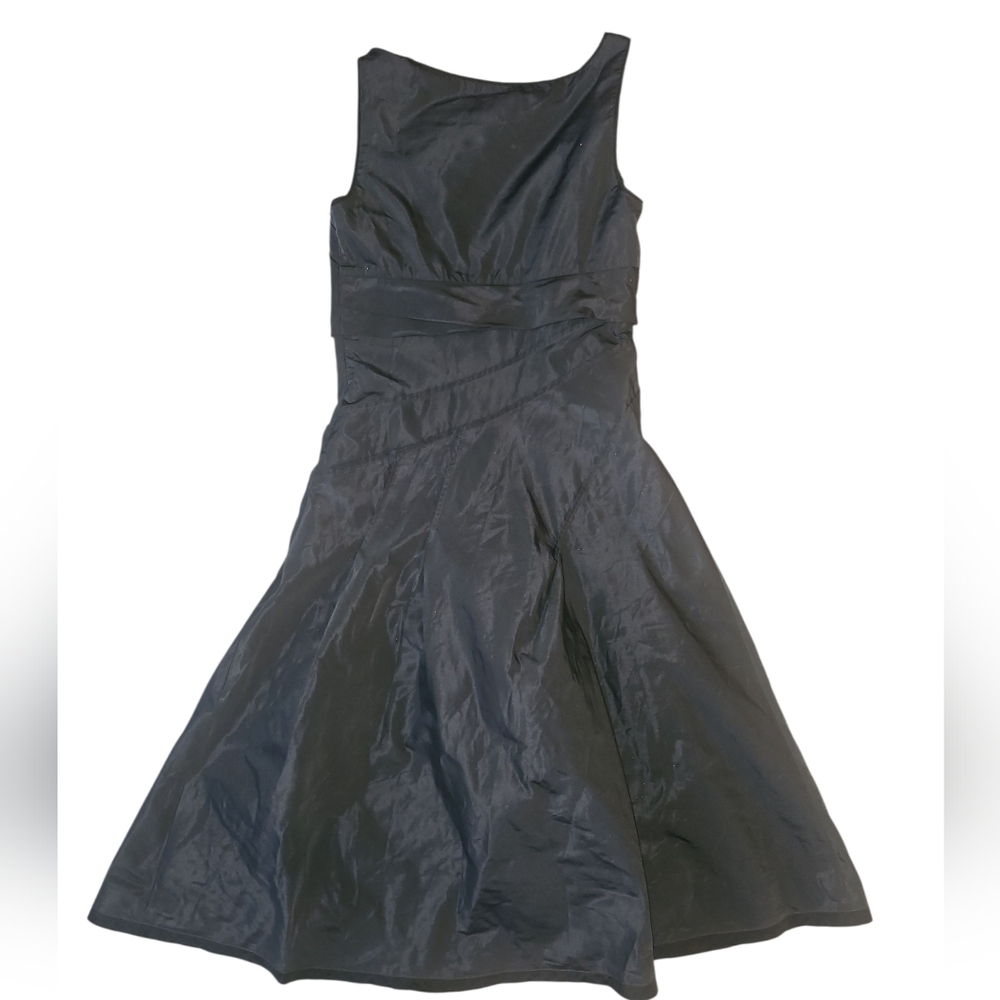 Black Sleeveless Draped Dress By Lida Baday